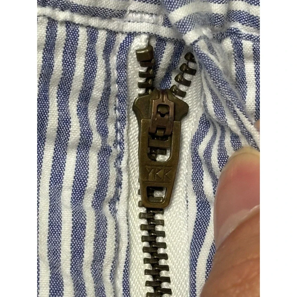 Polo Ralph Lauren Mens 40X9 Seersucker Shorts Blue White Striped Stretch Classic
